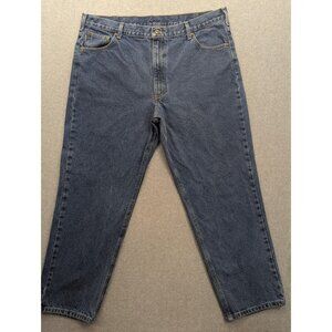 Carhartt B17 DST Relaxed Fit Jeans Mens 42x30 Blue Medium Wash Straight Denim